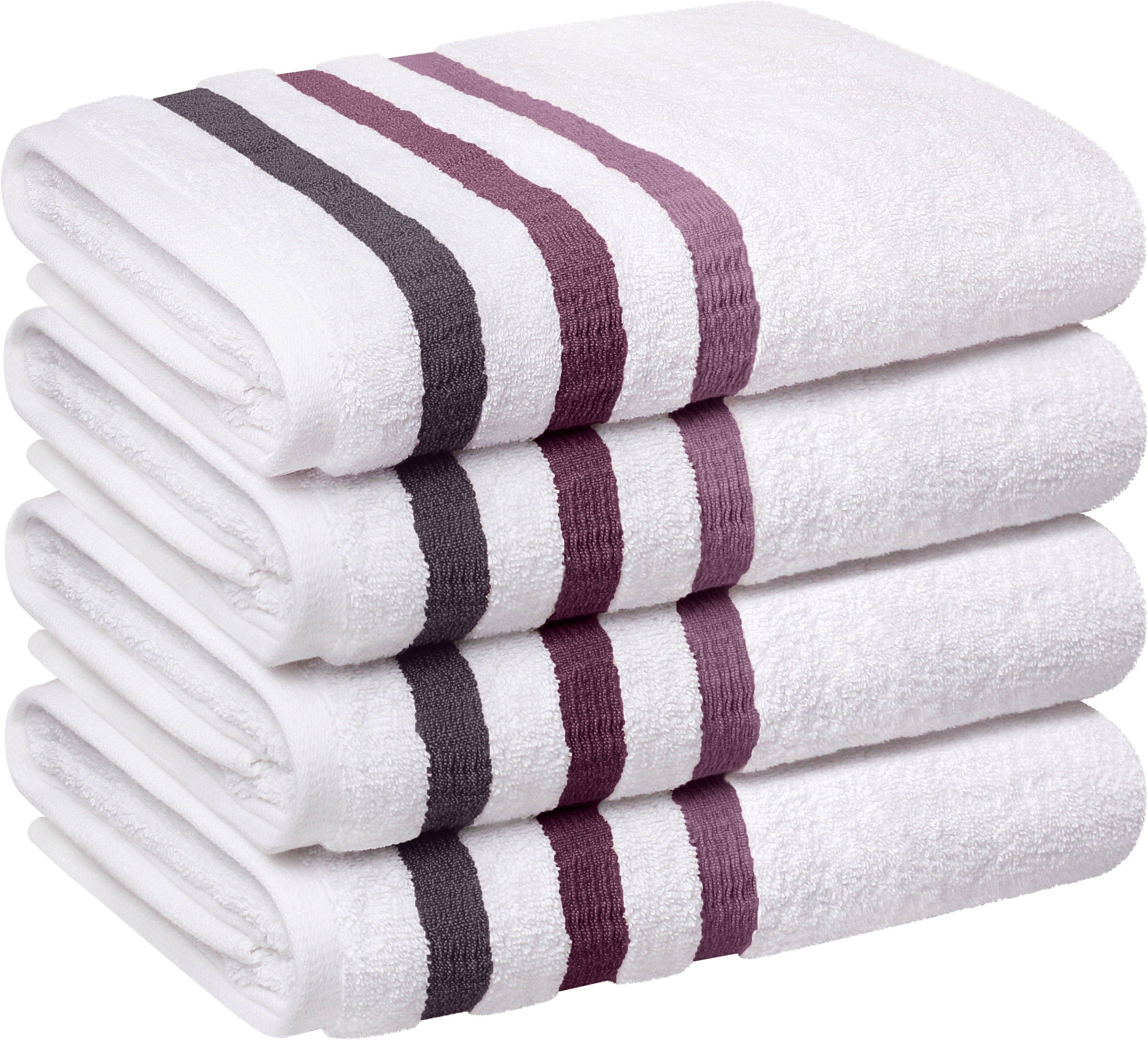 American Soft Linen 4 Pack Bath Towel Set, 100% Cotton, 27 Inch By 54 Inch Bath  Towels For Bathroom : Target