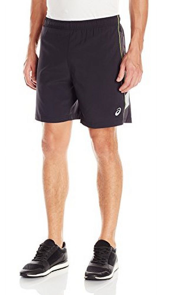 Asics Men's 2Tone Mesh 7 Inch Running Short, Black/Dark Grey, XXLarge