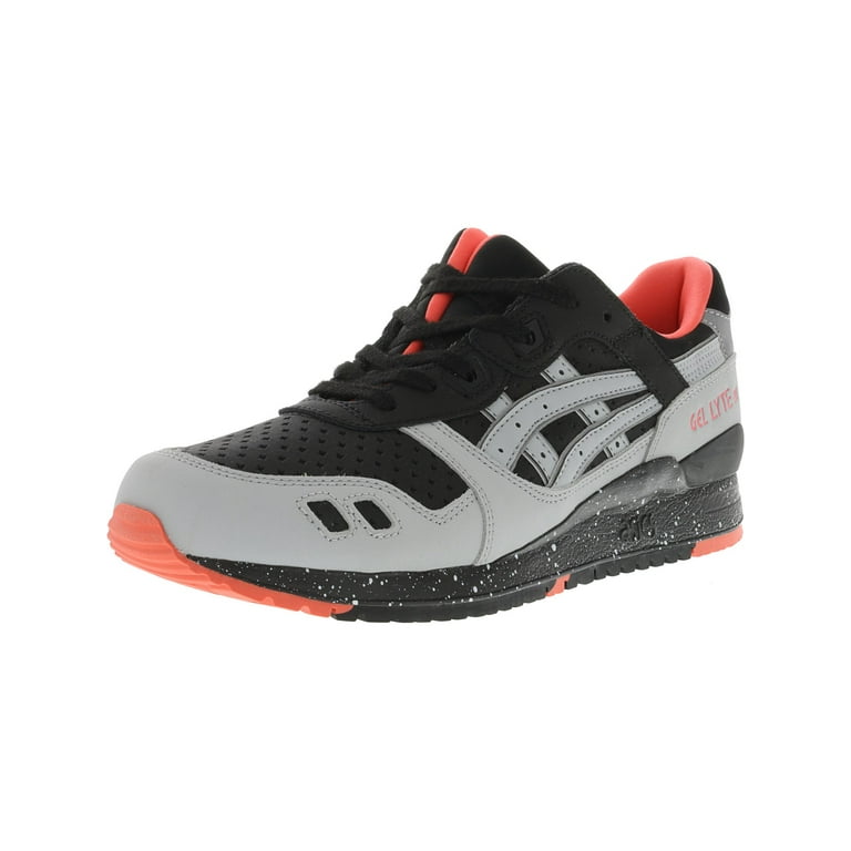 Asics Men s Gel Lyte Iii Black Light Grey Ankle High Leather