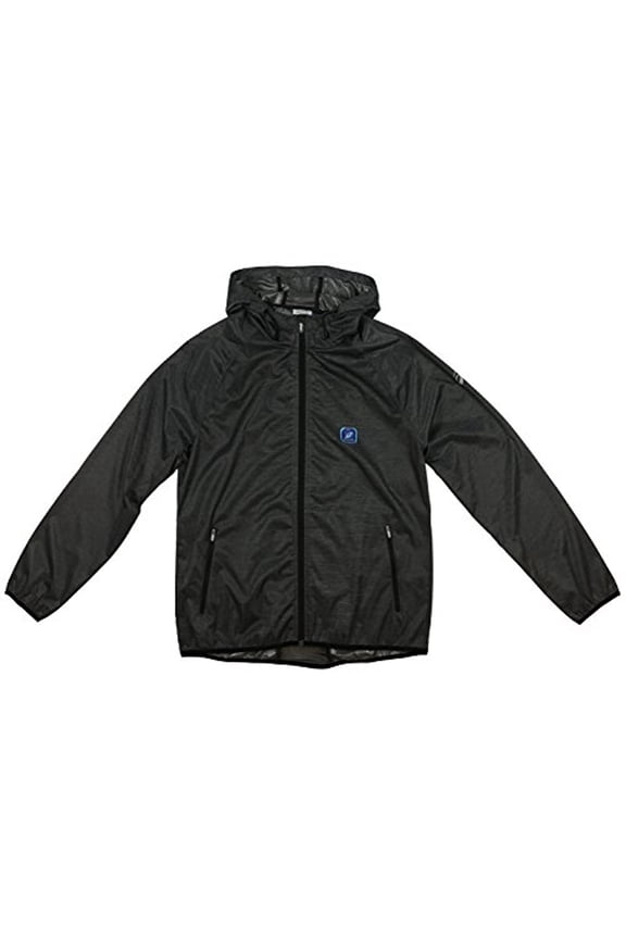 Men's Kettei Laminated Running Jacket (Small, Grey/Black)