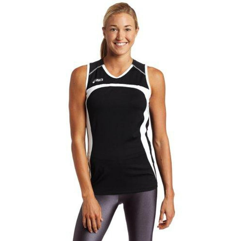 Asics black volleyball jerseys discount