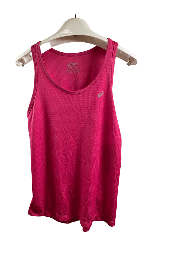 Women's Activewear Running Scoop Neck Running Tank Top Shirt, Hot Pink, XS