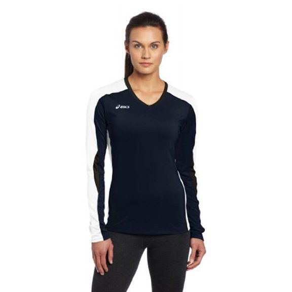 ASICS Women's Roll Shot BT1730 Performance Navy/White Jersey, Sz. Medium