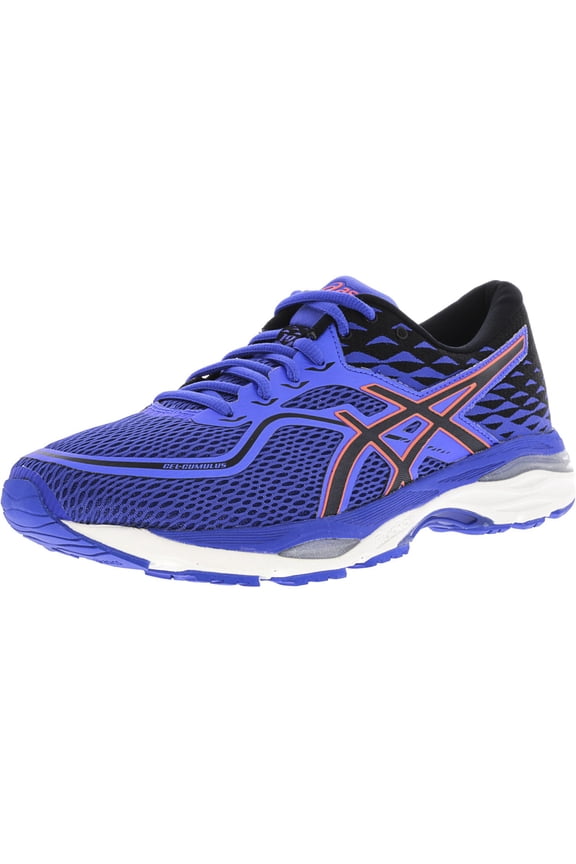 Women's Gel-Cumulus 19 Blue Purple / Black Flash Coral Ankle-High Running Shoe - 6W