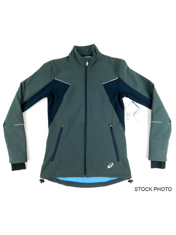 Women's Ultra Waterproof Soft Shell Running Jacket, Dark Gray, Medium