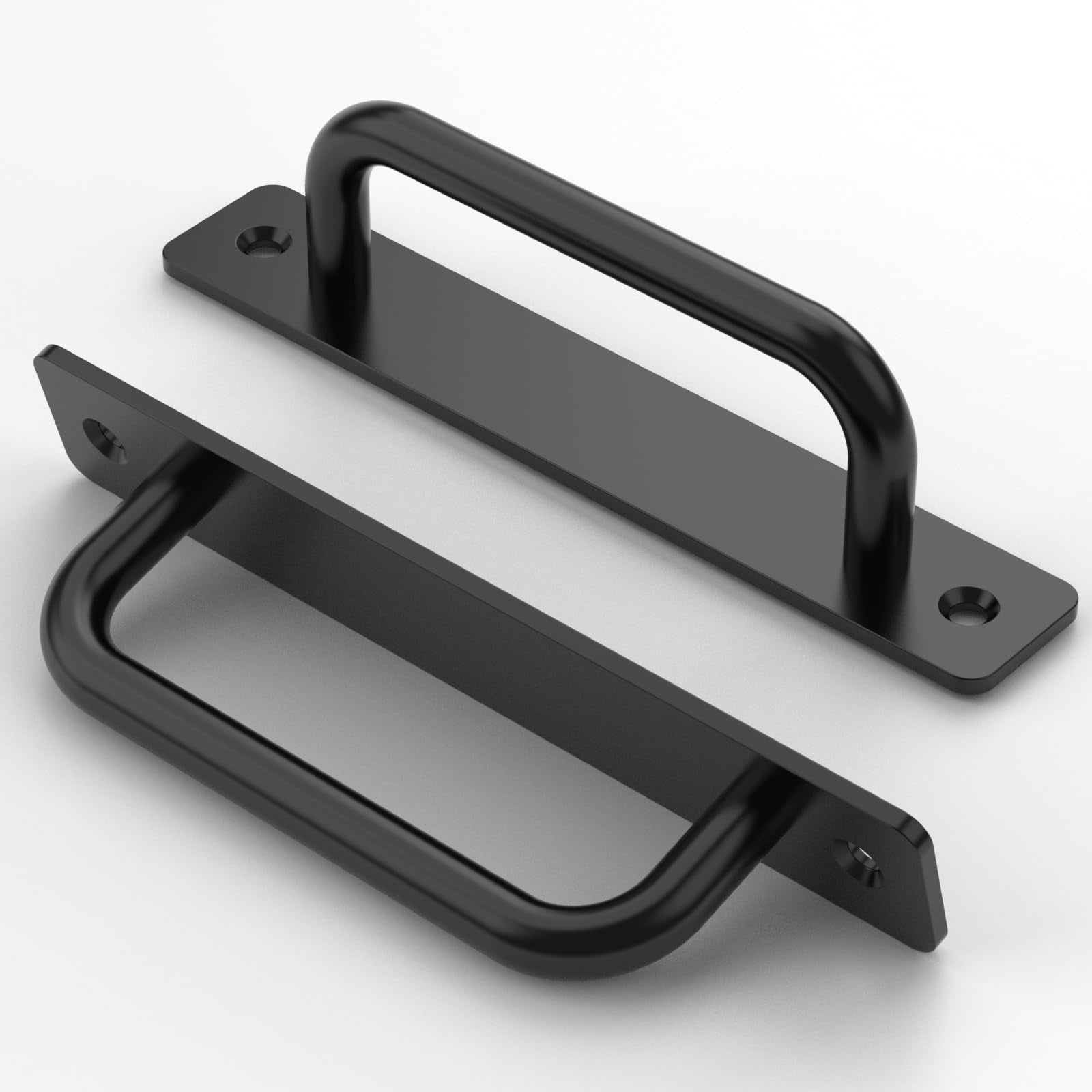 Asidrama 10 Pack 5 Inch(128mm) Matte Black Kitchen Handles