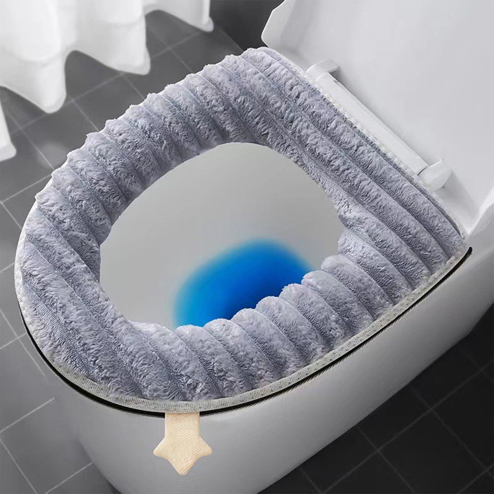Asiento De Inodoro Con Cremallera, Modelo Para El Hogar, Bordado, Para