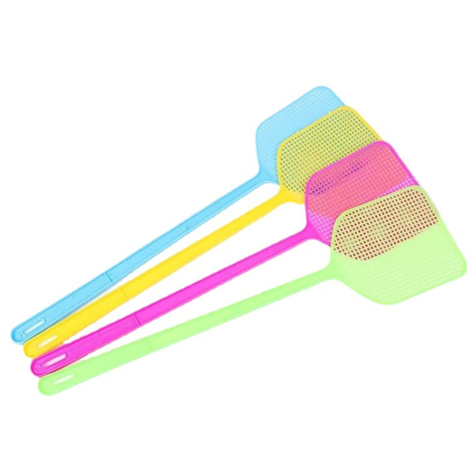 3-Pack Flexible Fly Swatters – Long Handle For Indoor & Outdoor Use
