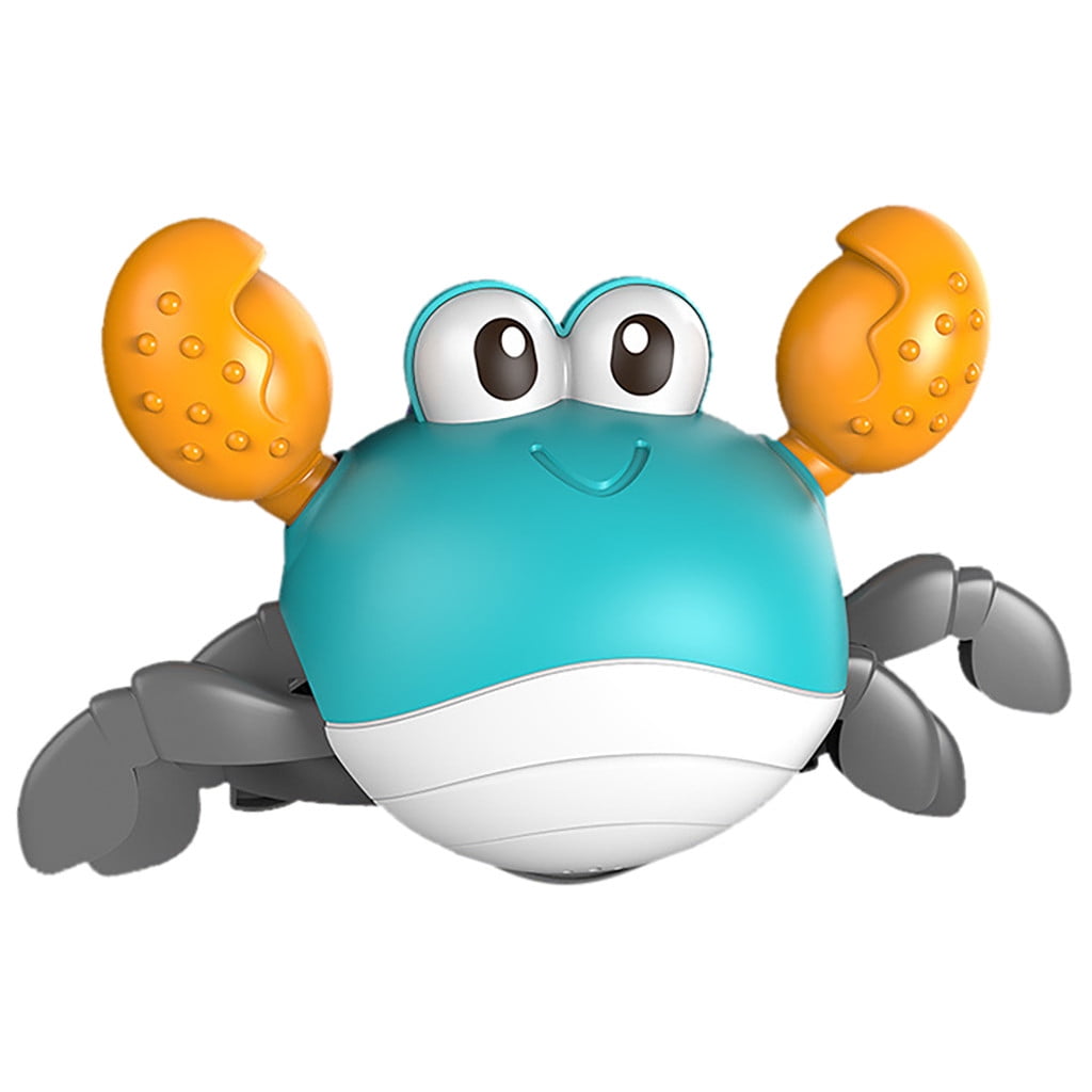 Asija Crawling Crab Baby Toy, Tummy Time Toys Sensory Induction Crabs for Toddler Interactive