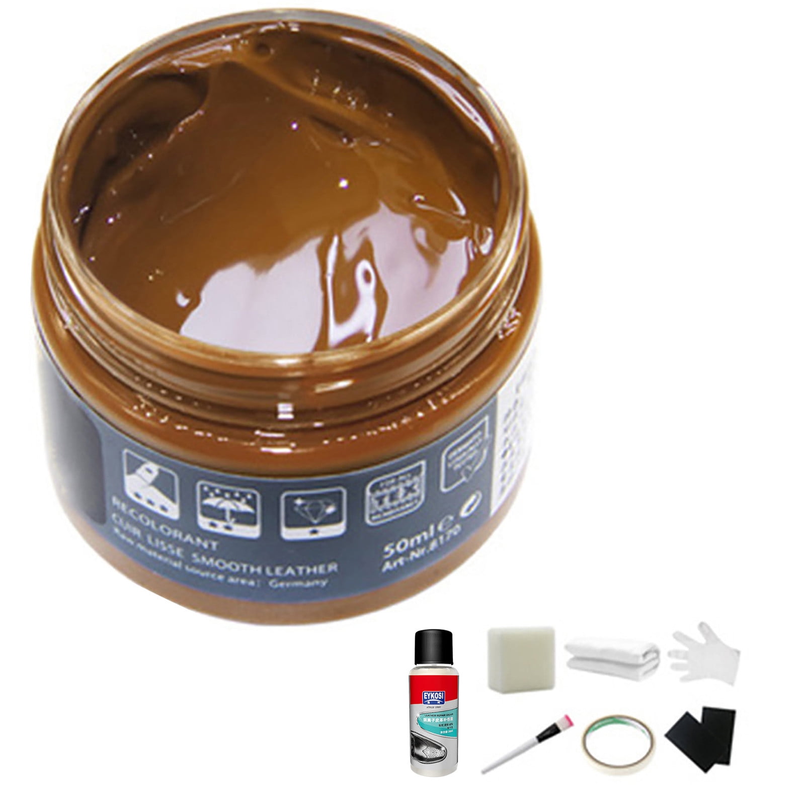 Asija Leather Recoloring Balm, Leather Color Restorer, Leather Scratch