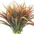 thumbnail image 1 of Asisol 6pcs Artificial Fall Fake Grass Plants Faux Greenery Plastic Plant Outdoor UV Resistant Shrubs for Garden Porch Window Box Home Decor (Red), 1 of 7