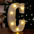 thumbnail image 1 of Asisol LED Marquee Sign Light Up Letters, 26 Alphabet Light Up Letters Sign, Battery Powered LED Letter Lights for Wedding Birthday Party Valentine's Day Christmas Home Decor, 1 of 7