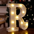 thumbnail image 1 of Asisol LED Marquee Sign Light Up Letters, 26 Alphabet Light Up Letters Sign, Battery Powered LED Letter Lights for Wedding Birthday Party Valentine's Day Christmas Home Decor, 1 of 7