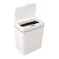 thumbnail image 1 of Asixxsix Touchless Bathroom Trash Can, 18L 4.75 Gallon Automatic Motion Sensor Garbage Can Battery Operated Slim Smart Noiseless Plastic Trash Bin with Lid for Bedroom, Kitchen, Office, 1 of 6