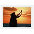 thumbnail image 1 of To Ask A Blessing (Pule Hoʻopōmaikaʻi) - Hula Dancer at Sunset - From an Original Color Photograph by Randy Jay Braun - Japanese Unryu Rice Paper Art Print 24 x 32 in, 1 of 4