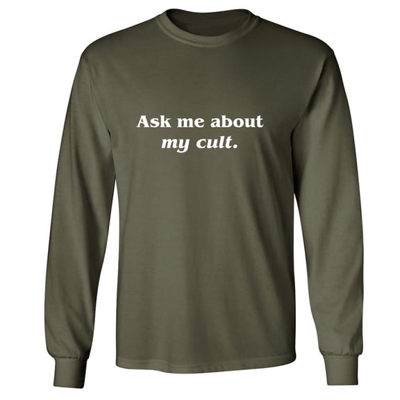Ask Me About My Coven Adult Long Sleeve T-shirt