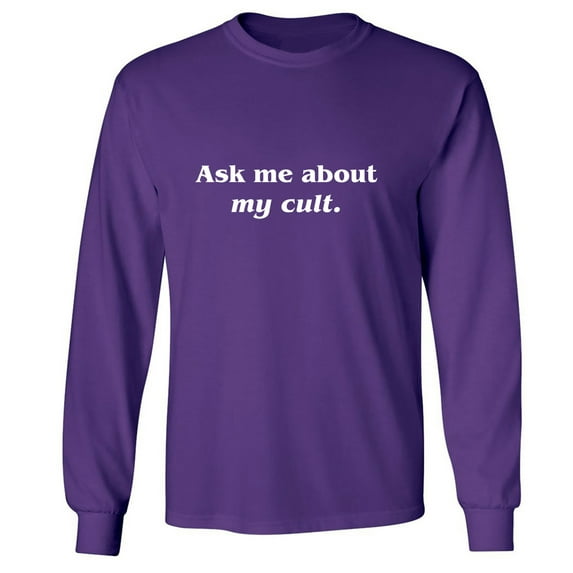 Ask Me About My Coven Adult Long Sleeve T-shirt