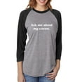 thumbnail image 1 of Ask Me About My Coven Unisex 3/4 Sleeve Baseball Raglan Tee, 1 of 1