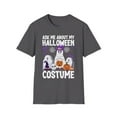 thumbnail image 1 of Ask Me About My Halloween Costume Ghost Spooky Fun T-Shirt, 1 of 4
