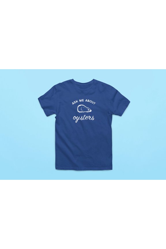 Ask Me About Oysters Retro Style Unisex Softstyle T-Shirt, Trendy Graphic Tee, Cute Graphic Shirts for Women Men, Oyster Gift, Clothing Gift, Unisex T-Shirt