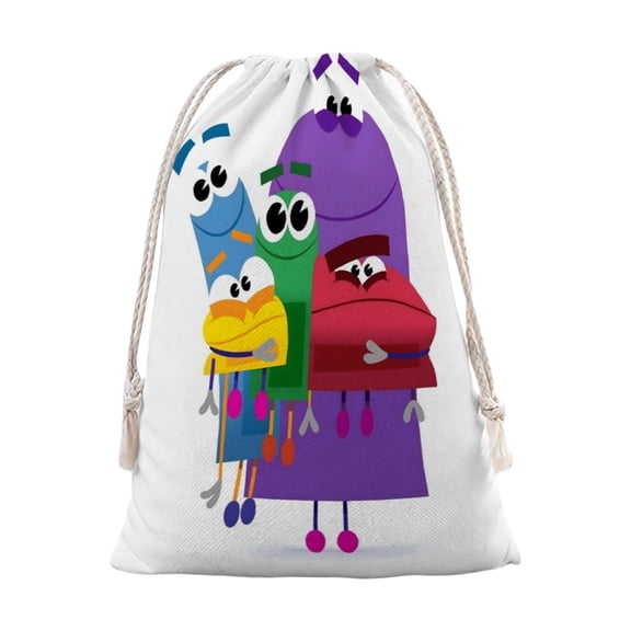 Ask The Storybots Pattern Christmas Bunch Pocket 12*15 in