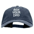 thumbnail image 1 of Ask Your Dad Embroidered Unstructured Cotton Cap - Navy OSFM, 1 of 5
