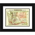 thumbnail image 1 of Askevold 14x11 Black Ornate Wood Framed with Double Matting Museum Art Print Titled - Washington Territory - Askevold 1878, 1 of 4