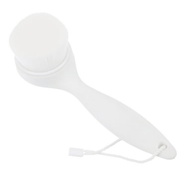 Askfic Facial Cleansing Brush White Manual Cleansing Brush for Makeup and Skincare 5.91"X1.81"X1.42"