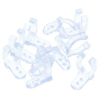 Askfic LED Rope Light Clips 50 Clear LED Rope Light Clips for Outdoor Wall Mounting 0.79"X0.79"X0.63"
