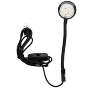 Askfic aquarium lamp USB Aquarium Light for Small Tanks - 360 degree Rotation, Black 7.09"X1.57"X0.79"
