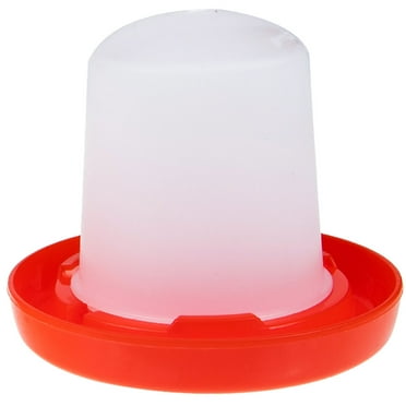 Askfic chicken feeder Automatic Chicken Waterer Bucket Feeder Poultry Farm Supply 4.02"X4.02"X3.43"