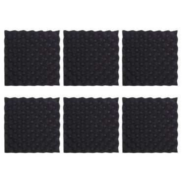 Askfic foam padding 6pcs Egg Crate Foam Packing Foam Sheet Thick Foam Board Sound Proof Padding 11.81"X11.81"X0.79"