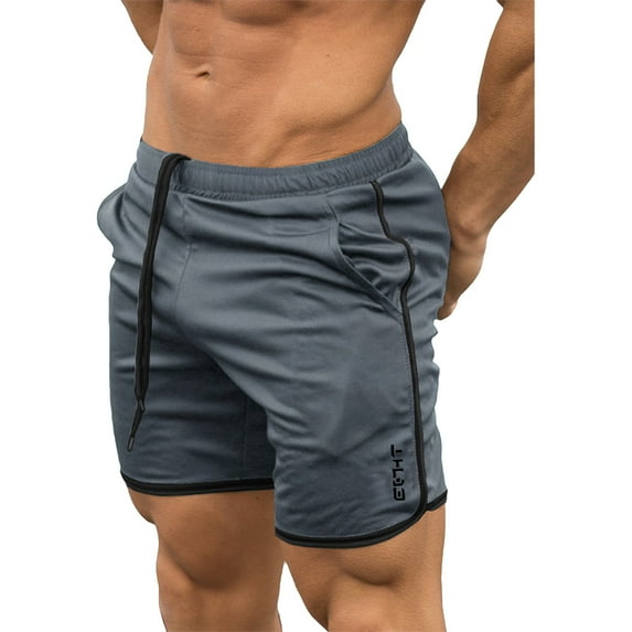 Askfv Men's Workout Shorts Quick Dry Training Running Athletic Jogger with Pockets