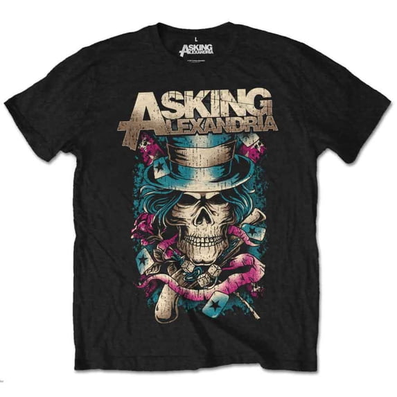 Asking Alexandria Unisex T-Shirt Hat Skull (Retail Pack) (XX-Large)