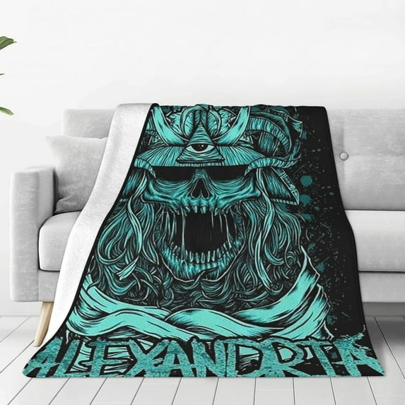 Asking Music Alexandria Flannel Blanket Air Conditioning Blanket Nap Blanket Sofa Throw Blanket Throw Blankets 50"X40"