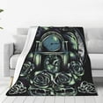 thumbnail image 1 of Asking Music Alexandria Flannel Blanket Air Conditioning Blanket Nap Blanket Sofa Throw Blanket Throw Blankets 50"X40", 1 of 6