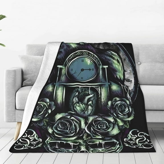 Asking Music Alexandria Flannel Blanket Air Conditioning Blanket Nap Blanket Sofa Throw Blanket Throw Blankets 50"X40"