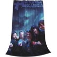 thumbnail image 1 of Asking Music Alexandria Flannel Blanket Air Conditioning Blanket Nap Blanket Sofa Throw Blanket Throw Blankets 60"X50", 1 of 6