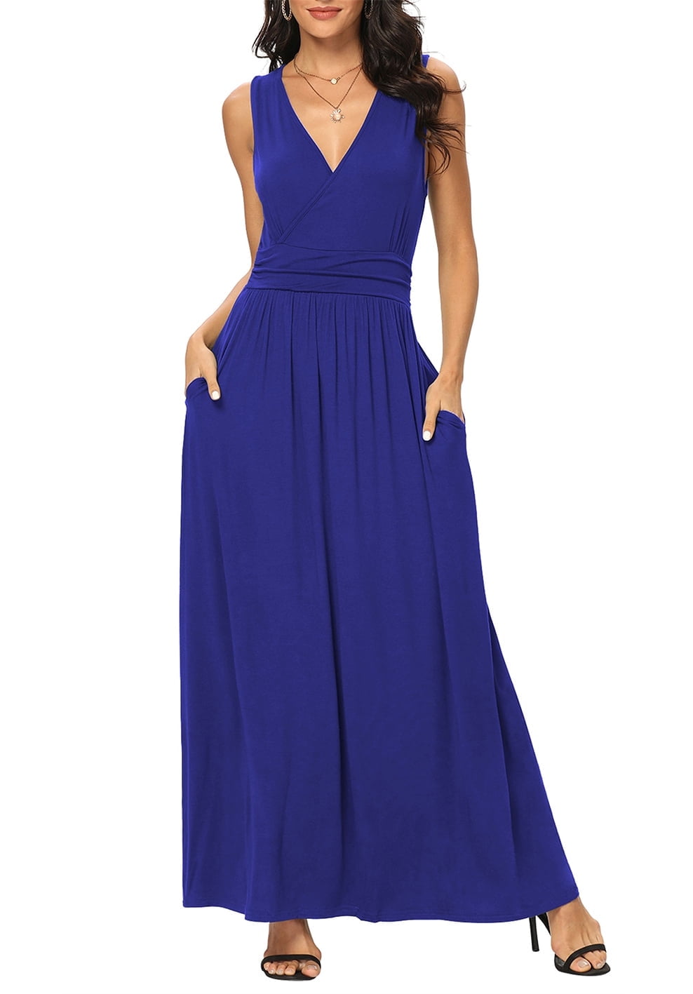 satin a line wedding dress A-Line Minimal with Slit Size:19½ 34/35 Sakmal V-Neck Casual Summer bra-friendly
