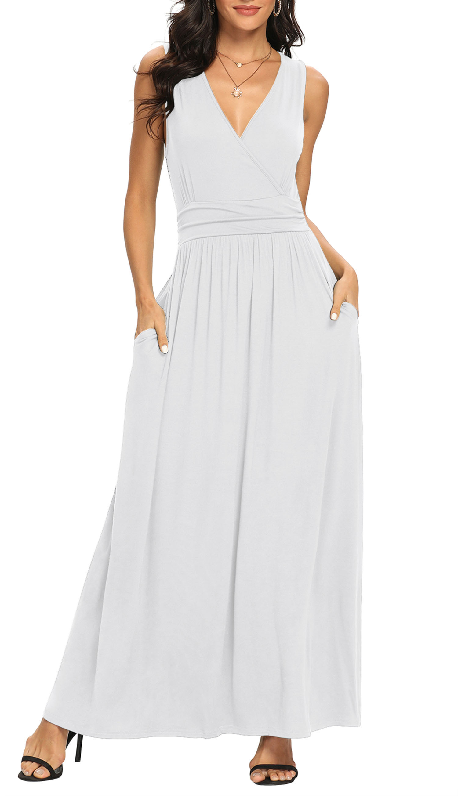 Sleeveless Free Size Long Dress