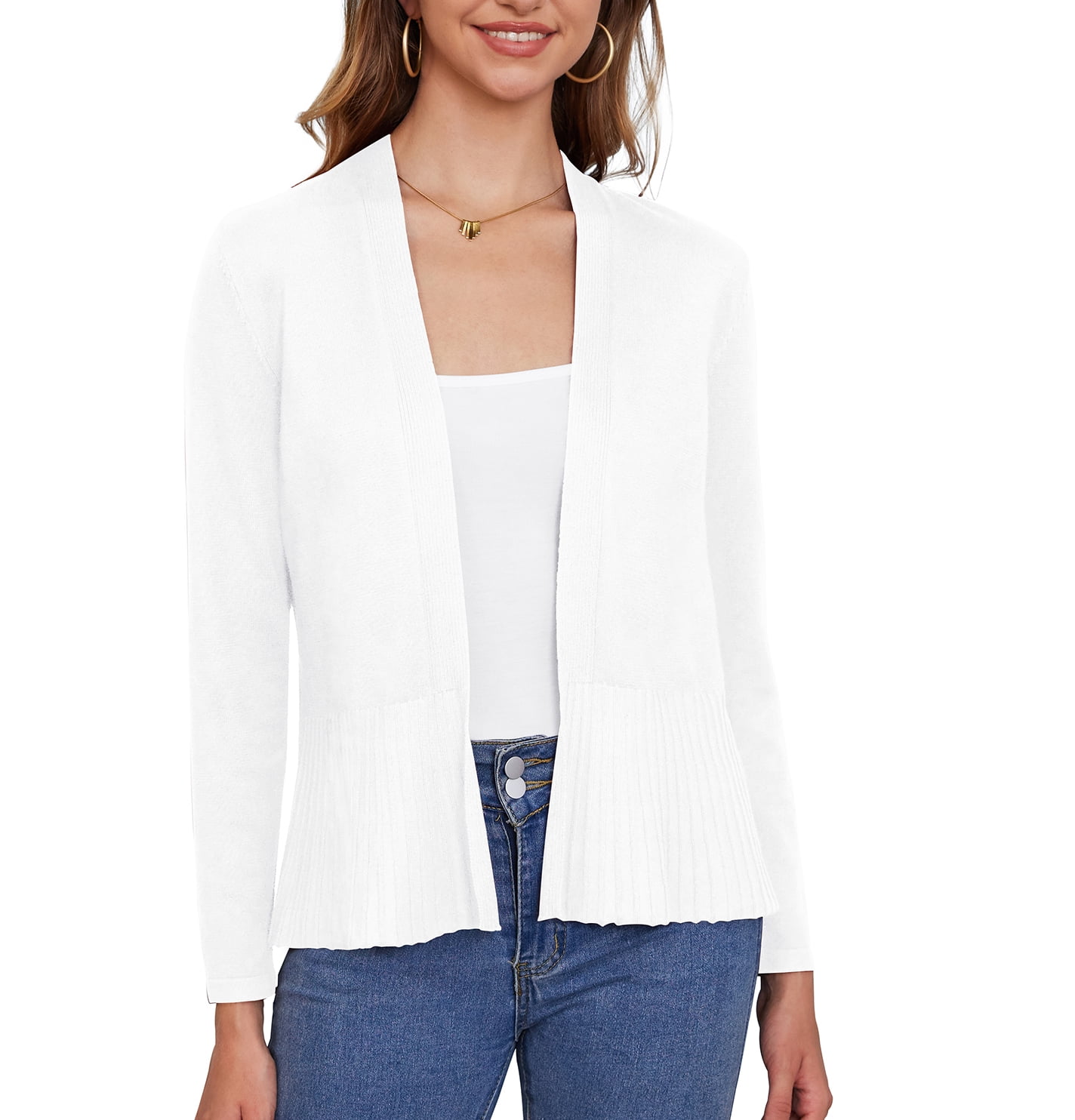 Women Open Front Sweater