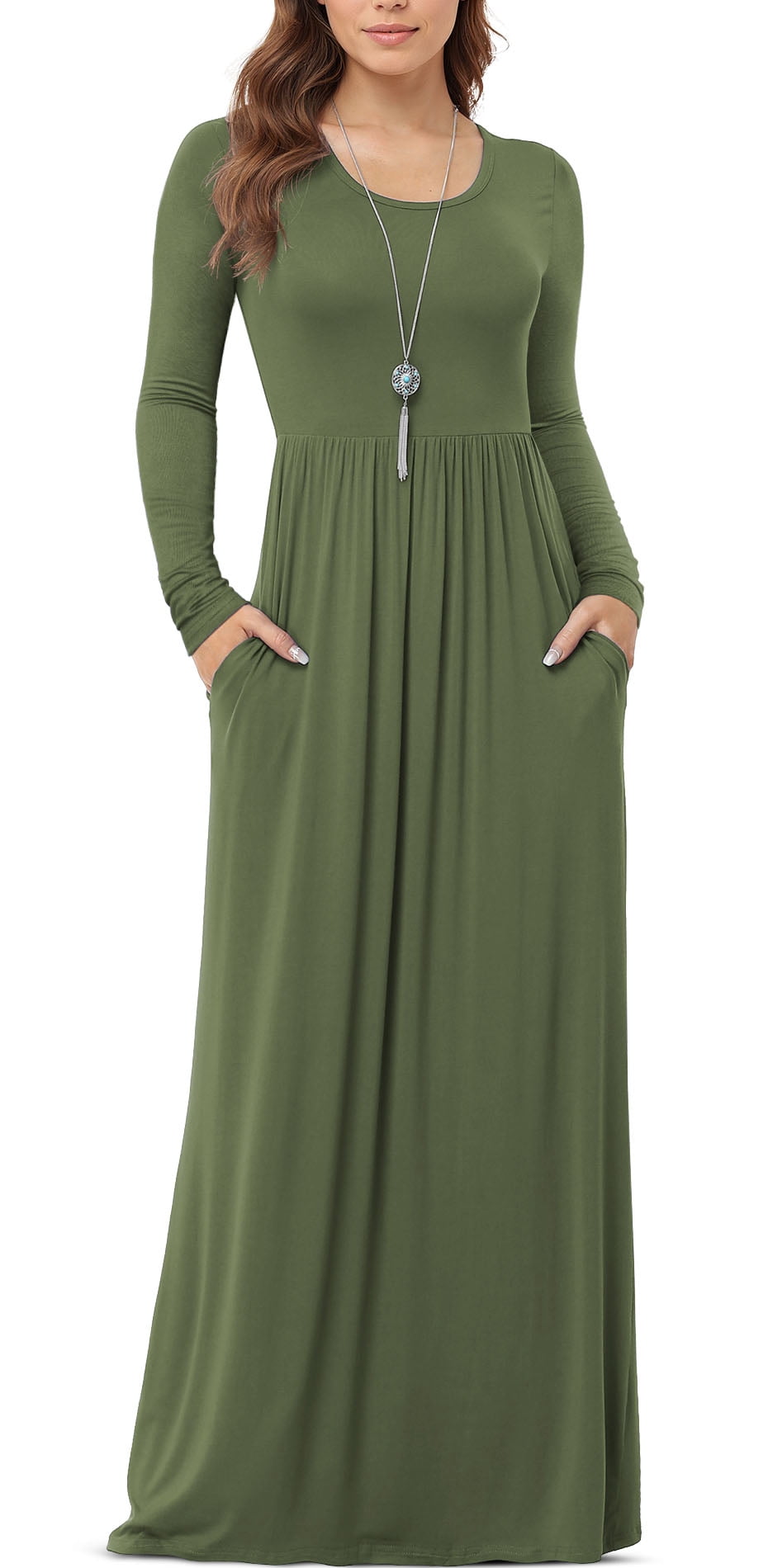 green emerald velvet dress PRETTYGARDEN Womens Square Neck Maxi Dresses Cap Sleeve Eyelet Smocked