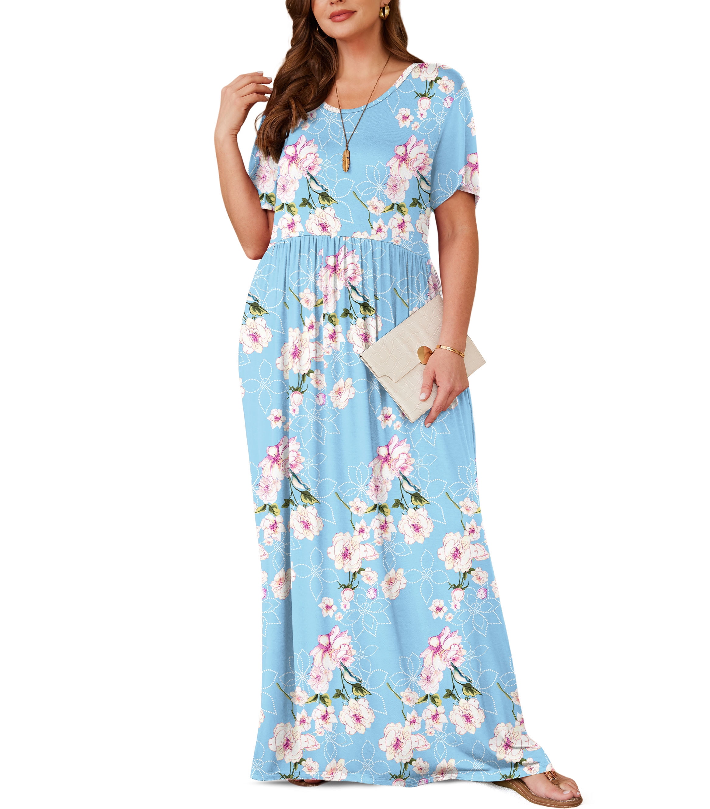 graduation midi dress Berylove Women Ivory A Line Square Neck Dress Dress to impress boss Size:M (EU 41-43) trpro