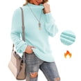 thumbnail image 1 of Asklazy Women's Turtleneck Oversized Sweaters Batwing Long Sleeve Pullover Loose Chunky Knit Jumper, 1 of 13