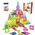 thumbnail image 1 of Askmuse 250PCS Magnetic Tiles, Magnet Building Toys for Kids, Christmas STEM Building Magnetic Blocks Set, Strong Magnetic Construction Tiles, Creative Educational Gift for Toddlers Boys Girls 3+, 1 of 8