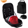 thumbnail image 1 of Askmuse Hat Travel Case for Baseball Caps – Crush-Proof Organizer Box Holds 6 Caps with Strap & Handle – Lightweight Storage Bag for Men & Women, Hard Hat Accessories for Travel, 1 of 6