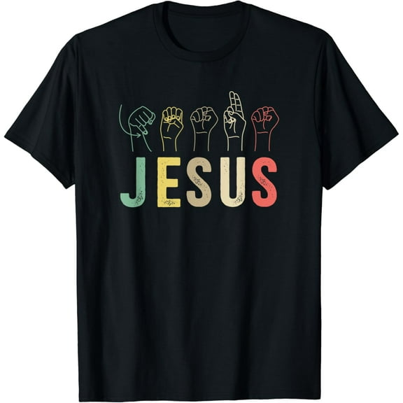 Asl Christian American Sign Language Religious Deaf T-Shirt