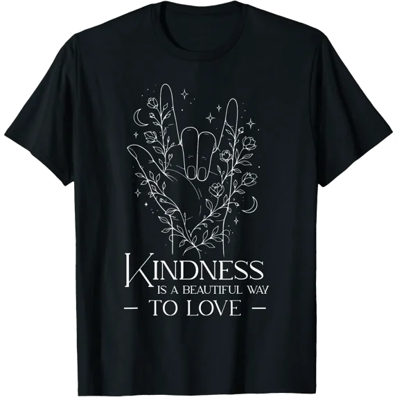Pet Ric Symbol Asl I Love You Symbol Kindness Love Quote Sign Language T-Shirt ...