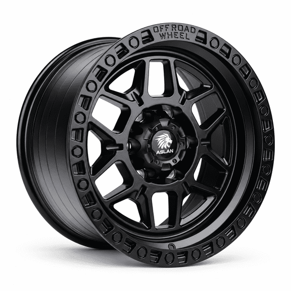 Aslan A3 18X9 6x135 0et CB 87.1 Matte Black Wheel Fits 2004-26 F-150, 2022-25 F-150 Lightning, 2003-26 Expedition/Navigator, 2005-14 Mark LT