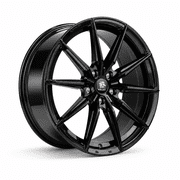 Aslan A4 17X7.5 5x114.3 +38et CB 73.1 Gloss Black Wheel Fits 2013-26 Accord/Altima, 2016-26 Civic, 2012-26 Camry, 2013-22 Avalon, 2009-23 Maxima
